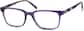 Angle view of Rectangle Glasses 4428917 in Violet thumbnail