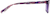 Side view of Rectangle Glasses 4428917 in Violet thumbnail