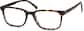 Angle view of Rectangle Glasses 4428925 in Tortoiseshell thumbnail