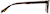 Side view of Rectangle Glasses 4428925 in Tortoiseshell thumbnail