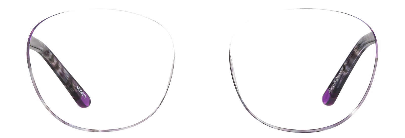 Purple Square Glasses #4429017 | Zenni Optical