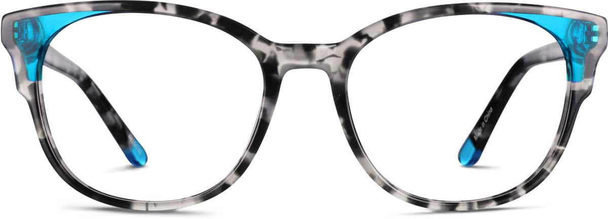 Front view of Square Glasses 4429039 in Tortoiseshell