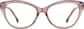 Front view of Cat-Eye Glasses 4429218 in Red thumbnail