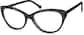 Angle view of Cat-Eye Glasses 4429221 in Black thumbnail
