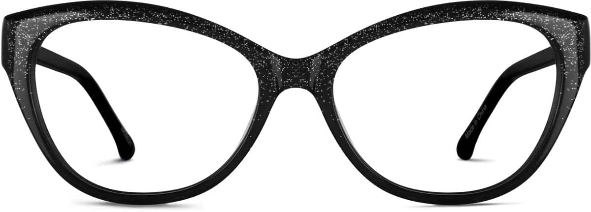 Front view of Cat-Eye Glasses 4429221 in Black