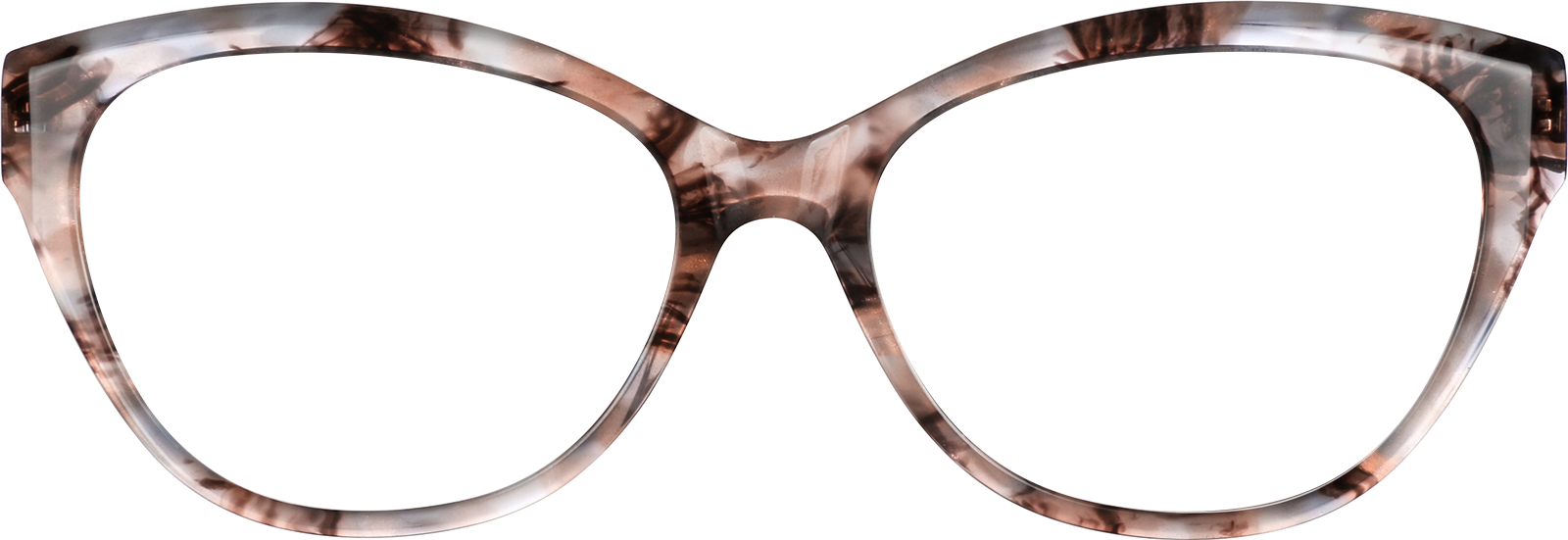 yuinaページ Black Cat-Eye Glasses #4429221 | Zenni Optical