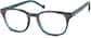 Angle view of Square Glasses 4429312 in Gray/Blue thumbnail