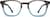 Front view of Square Glasses 4429312 in Gray/Blue thumbnail