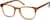 Angle view of Square Glasses 4429315 in Amber thumbnail