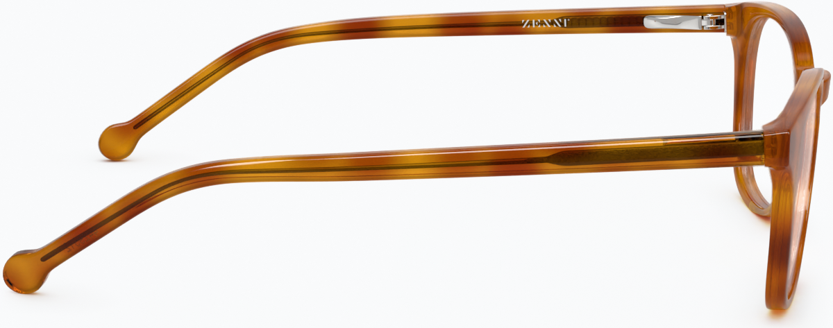 Side view of Square Glasses 4429315 in Amber thumbnail