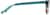 Side view of Square Glasses 4429324 in Emerald/Copper thumbnail