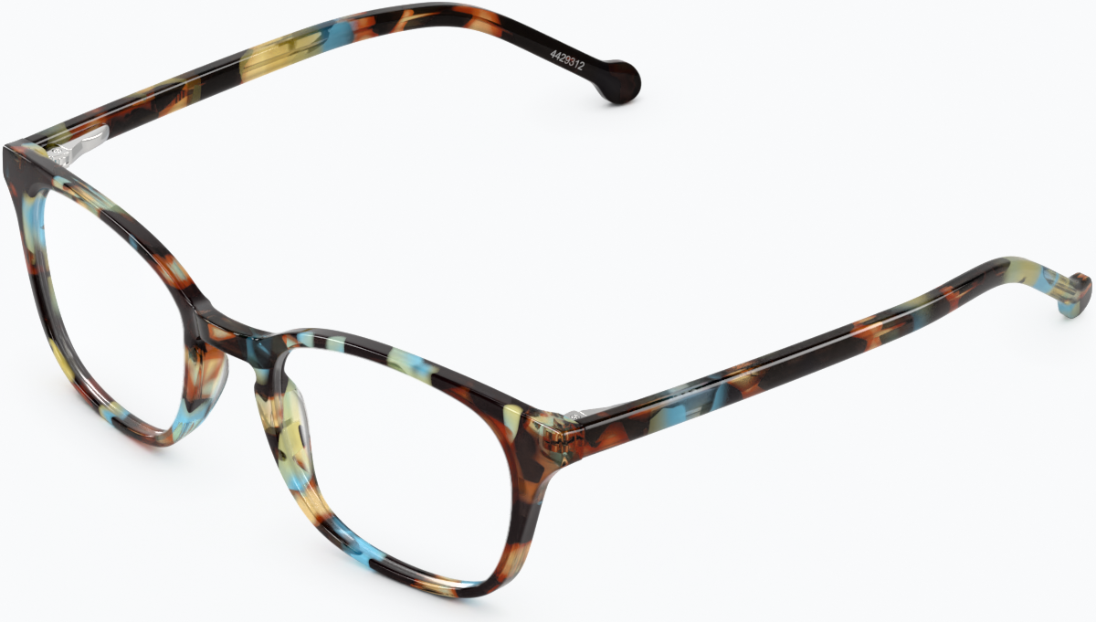 Angle view of Square Glasses 4429325 in Tortoiseshell thumbnail