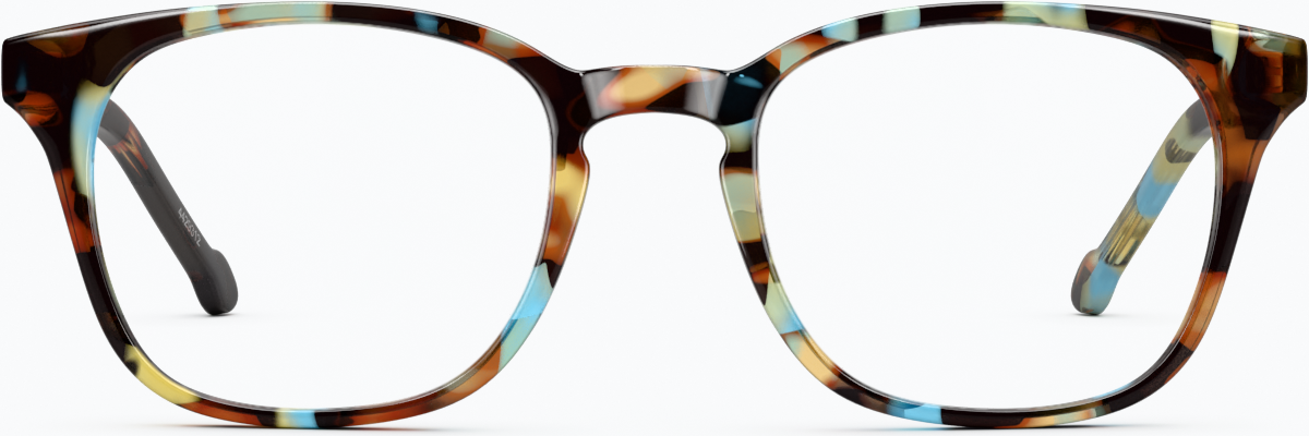 Front view of Square Glasses 4429325 in Tortoiseshell thumbnail