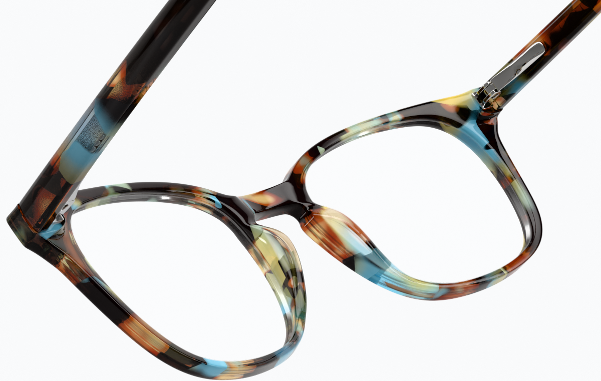 See-through view of Square Glasses 4429325 in Tortoiseshell thumbnail