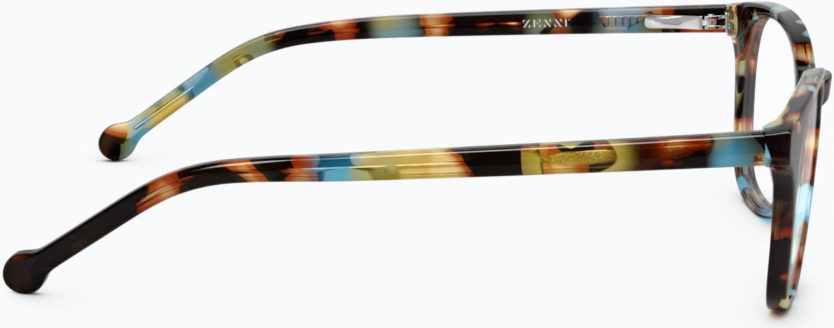 Side view of Square Glasses 4429325 in Tortoiseshell thumbnail