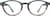 Front view of Round Glasses 4429524 in Malachite/Brown thumbnail