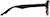 Side view of Geometric Glasses  4429821 in Black thumbnail