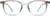 Front view of Square Glasses 4430016 in Blue thumbnail