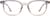 Front view of Square Glasses 4430019 in Translucent thumbnail