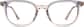 Front view of Square Glasses 4430019 in Translucent thumbnail