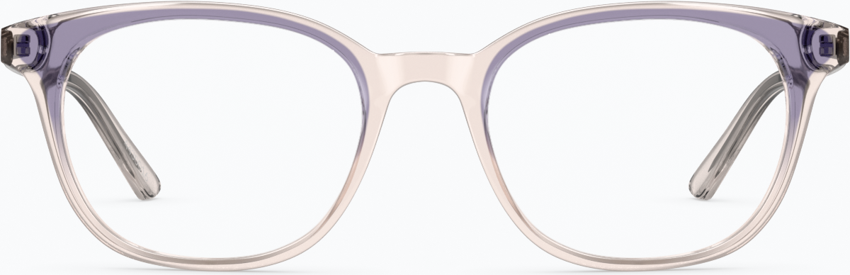 Front view of Square Glasses 4430019 in Translucent thumbnail