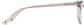 Side view of Square Glasses 4430019 in Translucent thumbnail