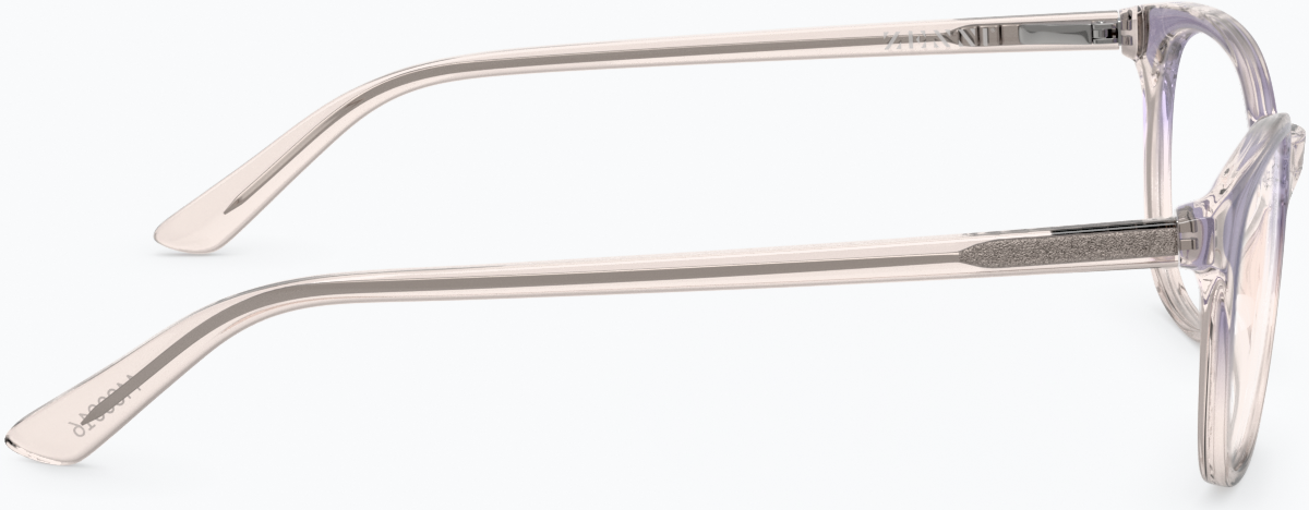 Side view of Square Glasses 4430019 in Translucent thumbnail