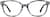 Front view of Square Glasses 4430115 in Smokey Topaz/Blue thumbnail