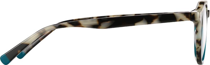 Dark Tortoiseshell Geometric Glasses #4430339 | Zenni Optical