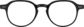 Front view of Escape Glasses 4430921 in Black thumbnail