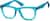 Angle view of Kids’ Square Glasses 4431416 in Blue thumbnail