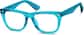 Angle view of Kids’ Square Glasses 4431416 in Blue thumbnail