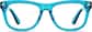 Front view of Kids’ Square Glasses 4431416 in Blue thumbnail
