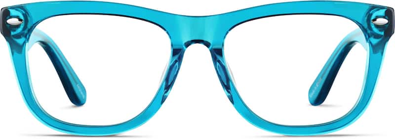 Blue Kids’ Square Glasses