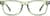 Front view of Kids’ Rectangle Glasses 4431524 in Green thumbnail