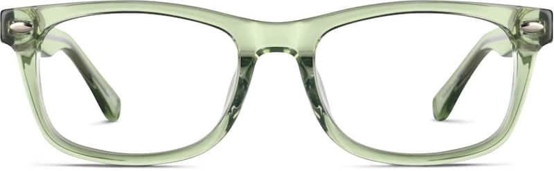 Green Kids’ Rectangle Glasses
