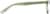Side view of Kids’ Rectangle Glasses 4431524 in Green thumbnail
