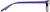 Side view of Kids' Rectangle Glasses 4431617 in Purple thumbnail