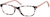 Angle view of Kids' Rectangle Glasses 4431619 in Pink thumbnail