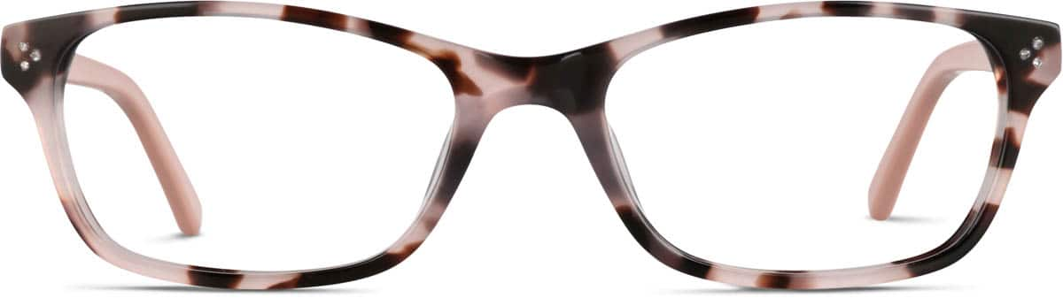 Tortoiseshell Kids' Rectangle Glasses #4433425 | Zenni Optical