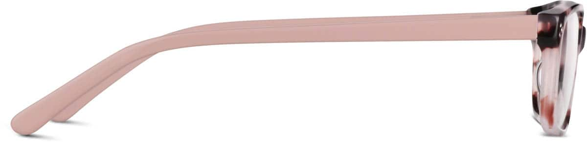 Side view of Kids' Rectangle Glasses 4431619 in Pink