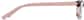 Side view of Kids' Rectangle Glasses 4431619 in Pink thumbnail