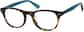 Angle view of Kids’ Oval Glasses 4431725 in Tortoiseshell thumbnail