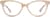 Front view of Kids’ Oval Glasses 4431833 in Cream thumbnail