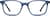 Front view of Kids’ Square Glasses 4432016 in Blue thumbnail