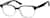 Angle view of Kids’ Square Glasses 4432121 in Black thumbnail