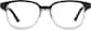 Front view of Kids’ Square Glasses 4432121 in Black thumbnail