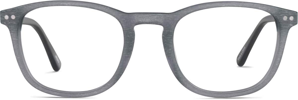 Front view of Kids’ Square Glasses 4432212 in Gray