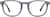 Front view of Kids’ Square Glasses 4432212 in Gray thumbnail