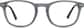 Front view of Kids’ Square Glasses 4432212 in Gray thumbnail